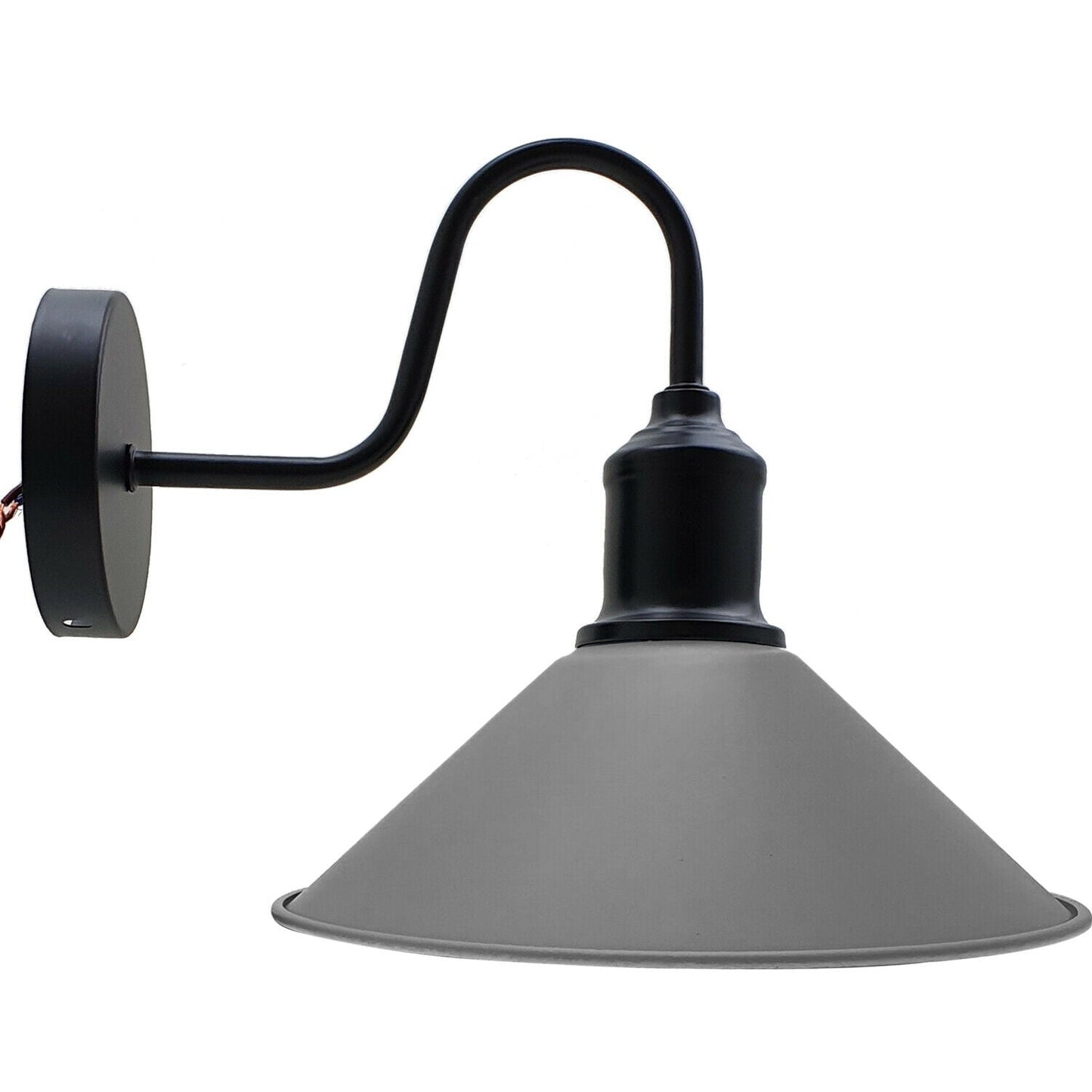 Modern Retro Industrial Grey Color Wall Mounted Lights Rustic Sconce Lamps Fixture~2481-2