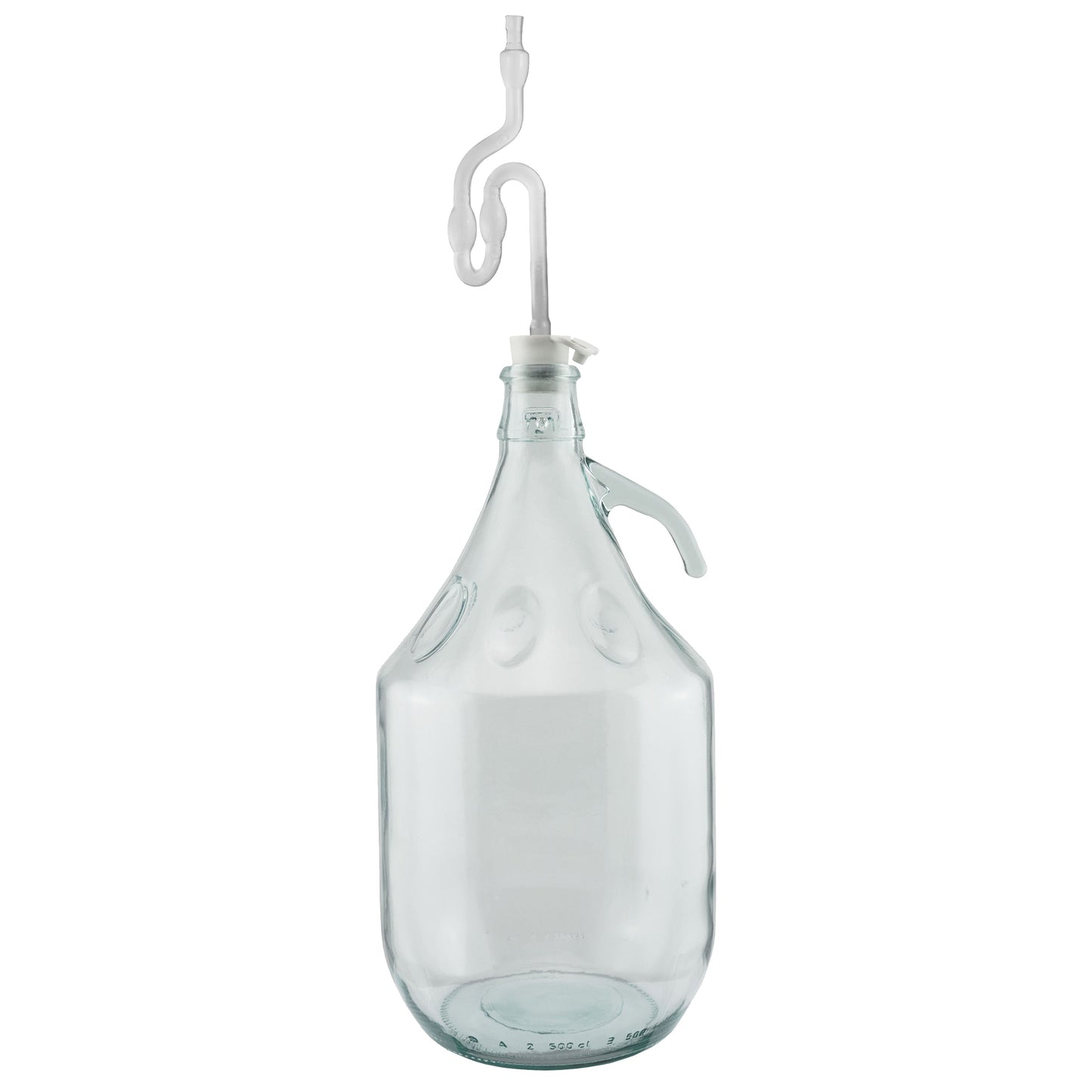 Glass Demijohn 5L 6 Pack Plain With Airlock & Bung-4