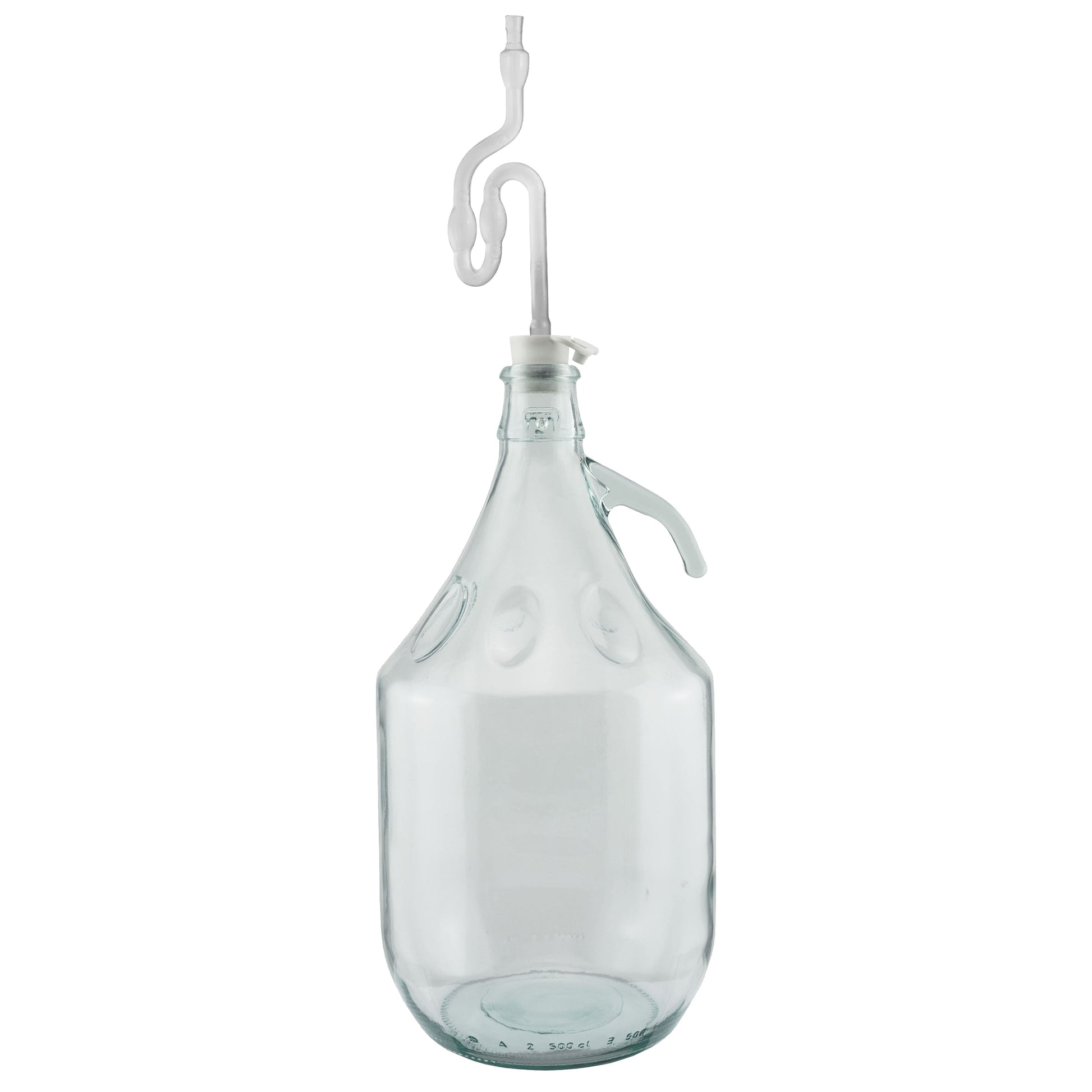 Glass Demijohn 5L 6 Pack Plain With Airlock & Bung-4