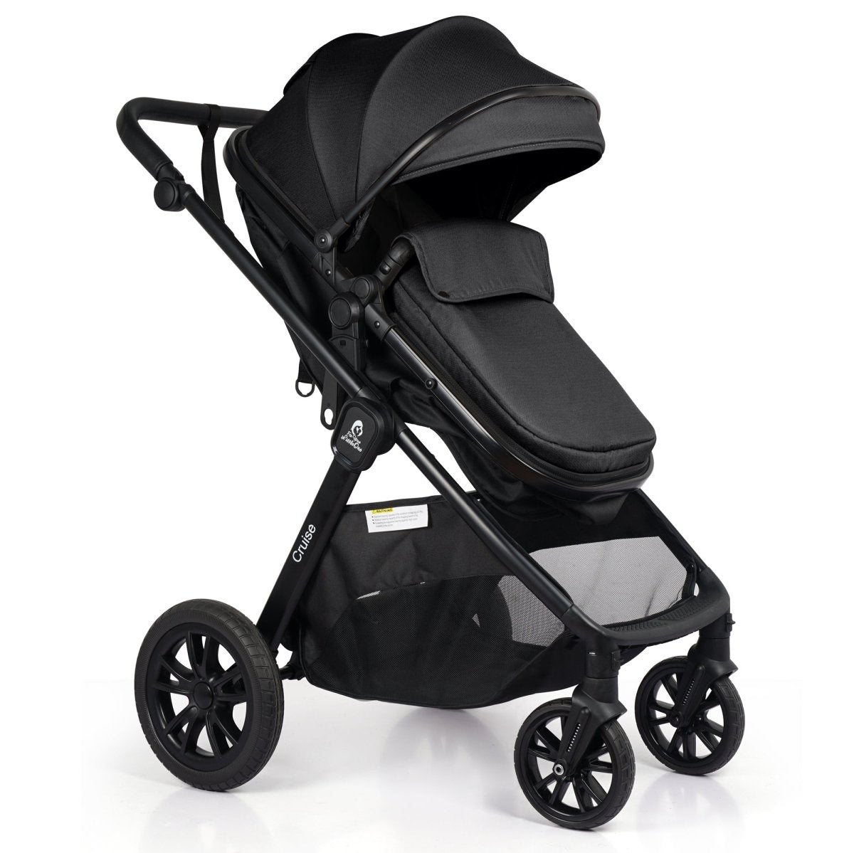 For Your Little One Cruise 3 In 1 Travel System With Car Seat - Eclipse Black (Free Cupholder / Seat Liner Included!)-3
