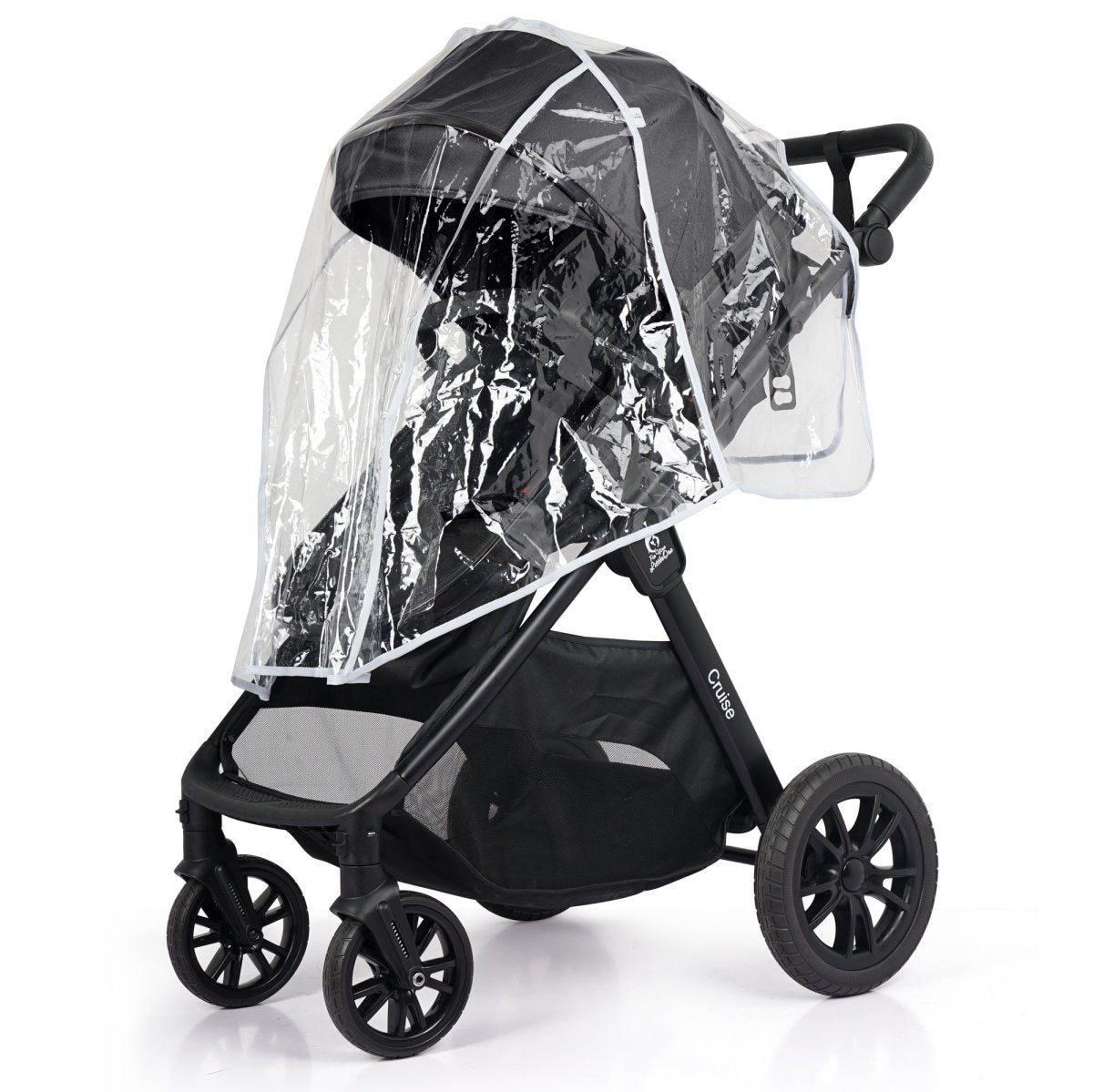For Your Little One Cruise 3 In 1 Travel System With Car Seat - Eclipse Black (Free Cupholder / Seat Liner Included!)-4