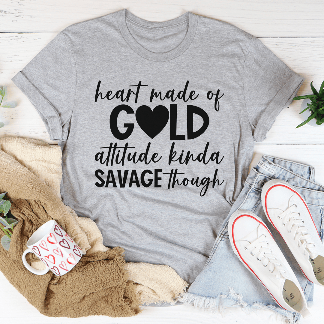 Heart Made Of Gold Tee-1
