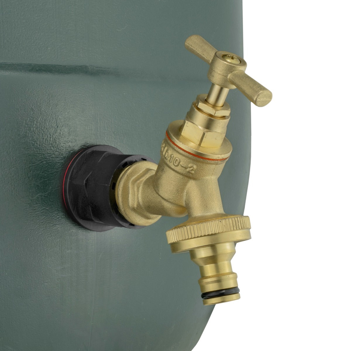 Water Butts Kit 1/2" with Brass Tap & Snap On-2