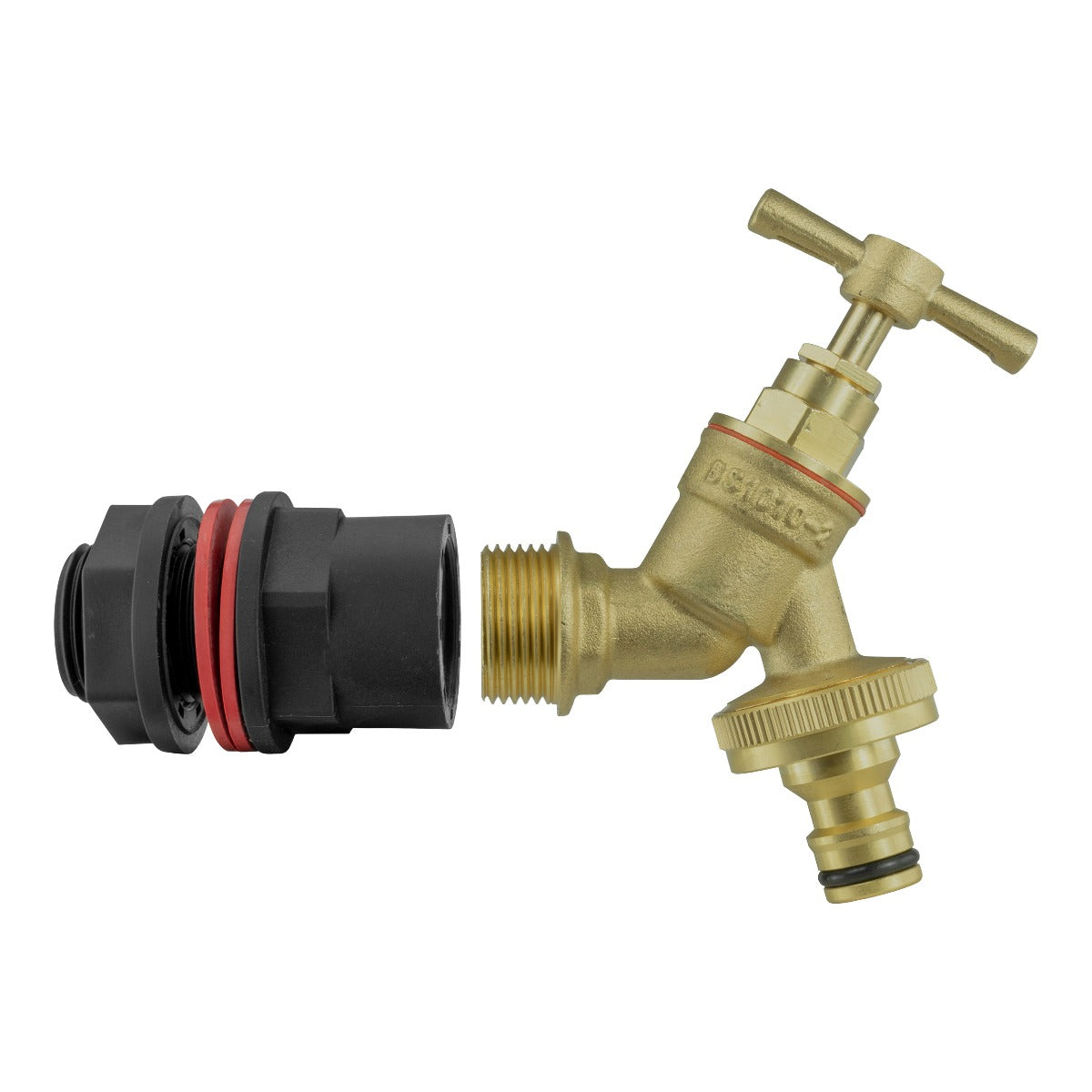 Water Butts Kit 1/2" with Brass Tap & Snap On-4